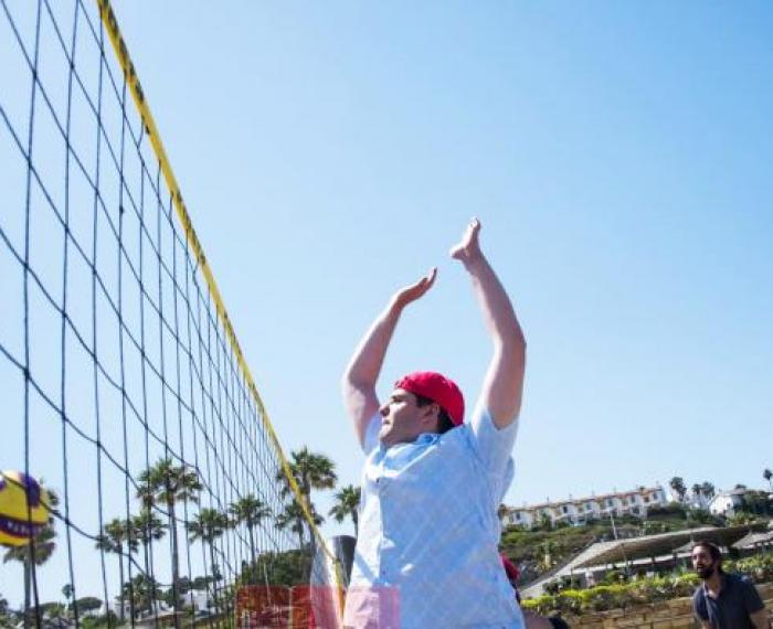 Beach sport volley for corporate groups in Marbella, costa del sol