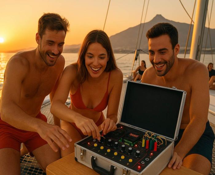 escape boat teambuilding estepona