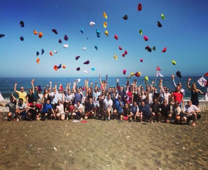 beach olympics teambuilding in Marbella