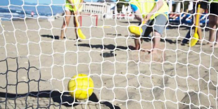Beach sport volley for corporate groups in Marbella, costa del sol