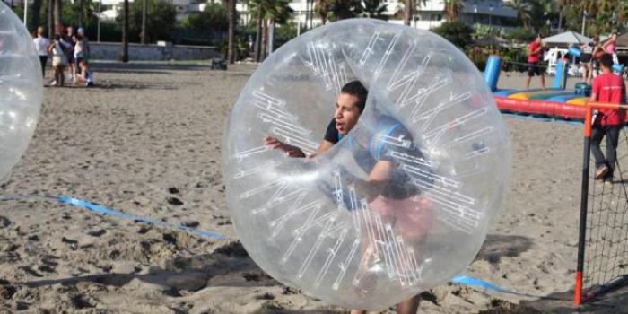 bubble soccer marbella
